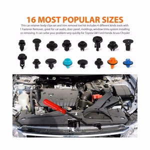 Automotive trim clip set, 635 pcs., E6089