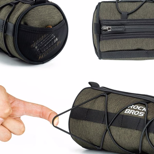 Rockbros 30110049001 velosipēda stūres soma 2 l - zaļa
