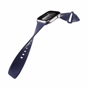 Puro Icon siksniņa Apple Watch 44/45/46/49 mm - Tumši zila - Tumši zila