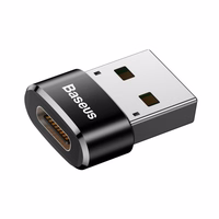 Baseus OTG adapteris mini USB-C – USB konvertētājs melns