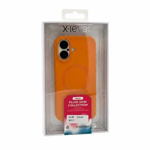 Case X-Level Fluid Skin MagSafe Apple iPhone 17 black