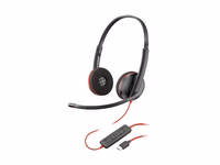 HP Poly BW 3220 stereo USB-C austiņas +USB-C/A
