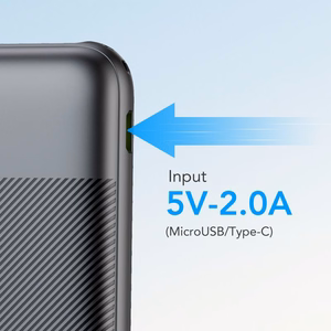 Внешний аккумулятор Veger L10S (W1105PD) PD QC3.0 2A 20W 10000 mAh чёрный
