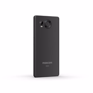 Viedtālrunis - MAXCOM MS601 melns + caurspīdīgs aizmugurējais maciņš