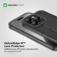 Amazing Thing Titan Pro turētāja apvalks 10FT IP156.7PTHBK Iphone 15 Pro Max melna ar statīvu