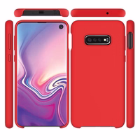 Beline Maciņš Silicone Samsung S10 Plus sarkans