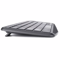 Techly ICTB9801TB tastatūra RF bezvadu + Bluetooth QWERTY US English melna