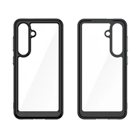 Kosmosa apvalks ar gēla rāmi Samsung Galaxy S25 - melns