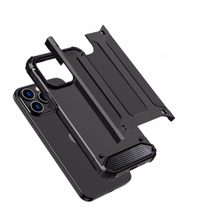 iPhone 15 Pro Hybrid Armor viedtālruņa apvalks - zils