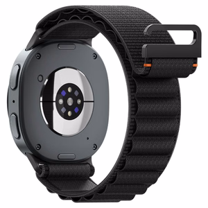 Spigen WBF1 siksniņa modelim Samsung Galaxy Watch 40/44/46 mm – melna