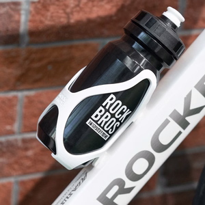 Rockbros LK24-H018 pudeles turētājs, plastmasas grozs - balts