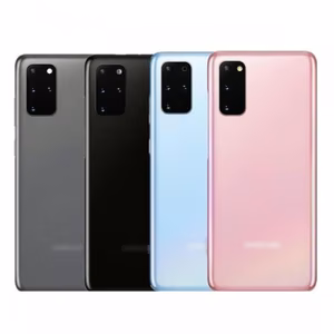 Aizmugures vāks saderīgs ar Samsung G980 S20 / Cloud White / (ar kameras lēcu) OEM