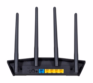 ASUS RT-AX57 bezvadu maršrutētājs Gigabit Ethernet divjoslu (2.4 GHz / 5 GHz) melns