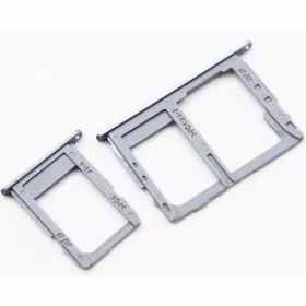 SIM Holder Compatible With Samsung J530 2017 J5 SIM &amp; MicroSD card holder ( Dual SIM ) Silver