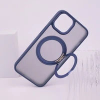 Drošs griežamais magnētiskais apvalks viedtālrunim iPhone 14 6,1 - tumši zils (m)