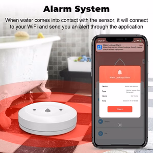 Беспроводной датчик протечки воды TUYA, ZigBee