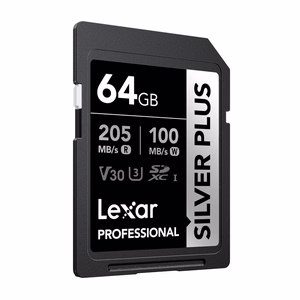 Lexar Professional SILVER PLUS SDXC 64 GB atmiņas karte