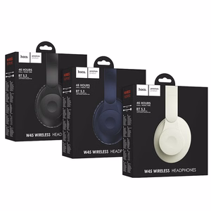 HOCO bezvadu austiņas Bluetooth W45 melnas