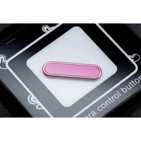 Kameras kontroles aktīvā poga IPHONE 16 sērijas apvalkam Drop Glue / Clear Mag Cover rozā