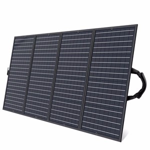 Choetech SC010 saules tūrisma lādētājs, salokāms, 160W - melns