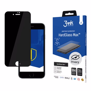 9H 3mk HardGlass Max Privacy™ privātuma stikls iPhone 8