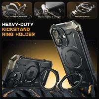 Supcase UB Grip Mag apvalks ar MagSafe iPhone 16 - melns