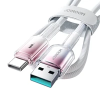 Joyroom S-A42 3A USB-A - USB-C kabelis 1.2m balts