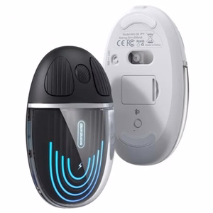 Dux Ducis CM bezvadu Bluetooth pele balta / caurspīdīga
