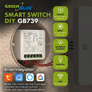 GreenBlue GB739 – zemapmetuma Wi-Fi viedais releja modulis, 16 A