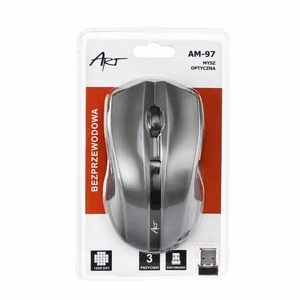 ART wireless computer mouse 2,4G 1000 dpi AM-97 silver