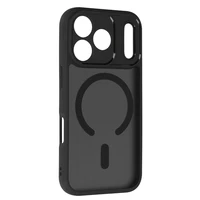 Pilnīgi matēts magnētiskais apvalks Iphone 17 Pro Max melns