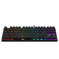 Savio Tempest x2 RGB mechanical keyboard, Outemu sarkans