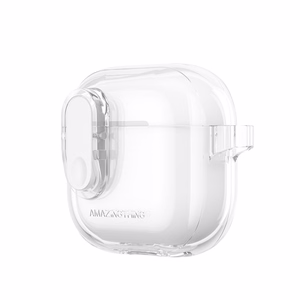 AmazingThing Minimālais ausu austiņu korpuss AirPods 4 – caurspīdīgs