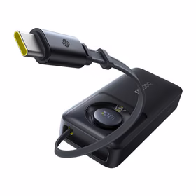 Portatīvais lādētājs Baseus OS Free2Pull 10000mAh 30W + kabelis (melns)