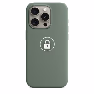 Telefona maciņš "Silicone Case v2" iPhone 15 Pro / Cypress / iepakojumā