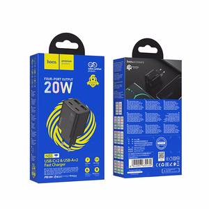 Зарядное устройство для телефона Hoco 2 x USB C + 2 x USB A QC3.0 PD 3A 30W N56 белое