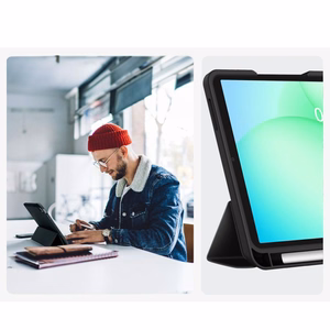 TechProtect SmartCase Pen maciņš Samsung Galaxy Tab A9 / A11 8.7 melns