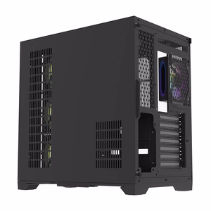 Darflash FT418 PRO datora korpuss + 7 aRGB ventilatori (melns)