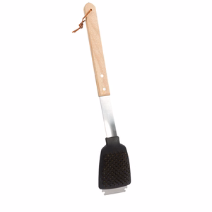 BBQ grila tīrīšanas birste ar skrāpi, 44 cm