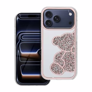 Чехол для iPhone 17 PRO Teddy Bear розовый