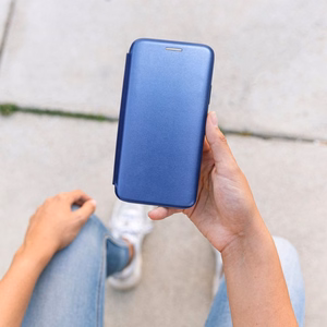 ELEGANCE grāmatas apvalks viedtālrunim SAMSUNG S23 FE tumši zils