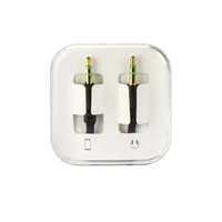 Kabelis AUX Jack 3,5 mm (vīriešu) uz Jack 3,5 mm (vīriešu) kastītē 1 m melns