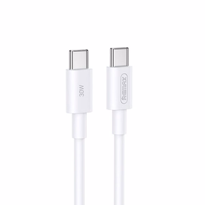 USB kabelis Remax RC-C021 USB-C uz USB-C 30W 2.0m, balts