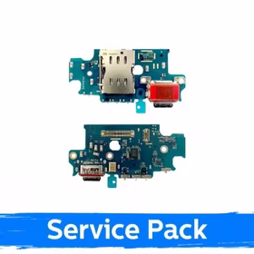 Uzlādes ports saderīgs ar Samsung S926 S24 Plus ar flex / Plata (Service Pack)