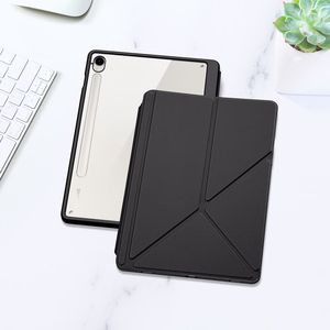 Dux Ducis Magi planšetdatora vāciņš ar stylusu turētāju Samsung Galaxy Tab S10 FE/S9/S9 FE - melns