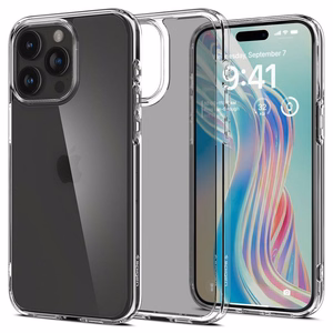 Spigen Ultra Hybrid viedtālruņa apvalks iPhone 15 Pro - caurspīdīgs matēts