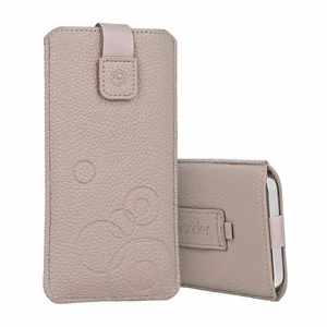 WONDER Deko viedtālruņa apvalks (Izmērs XXL) Samsung S25 Ultra/S24 Ultra/M35/M23/A16 5G/Xiaomi Redmi 14C kapučīno
