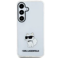 Karl Lagerfeld KLHCS24MHNCHTCT S24+ S926 caurspīdīgs cietais apvalks IML Choupette
