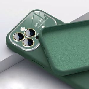 Mīksts silikona objektīva apvalks Iphone 14 Pro Max zaļa