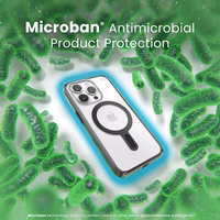 Speck Presidio Perfect-Clear ClickLock & Magsafe - iPhone 15 Pro maciņš (Clear / Frosted melns / Slate pelēks)